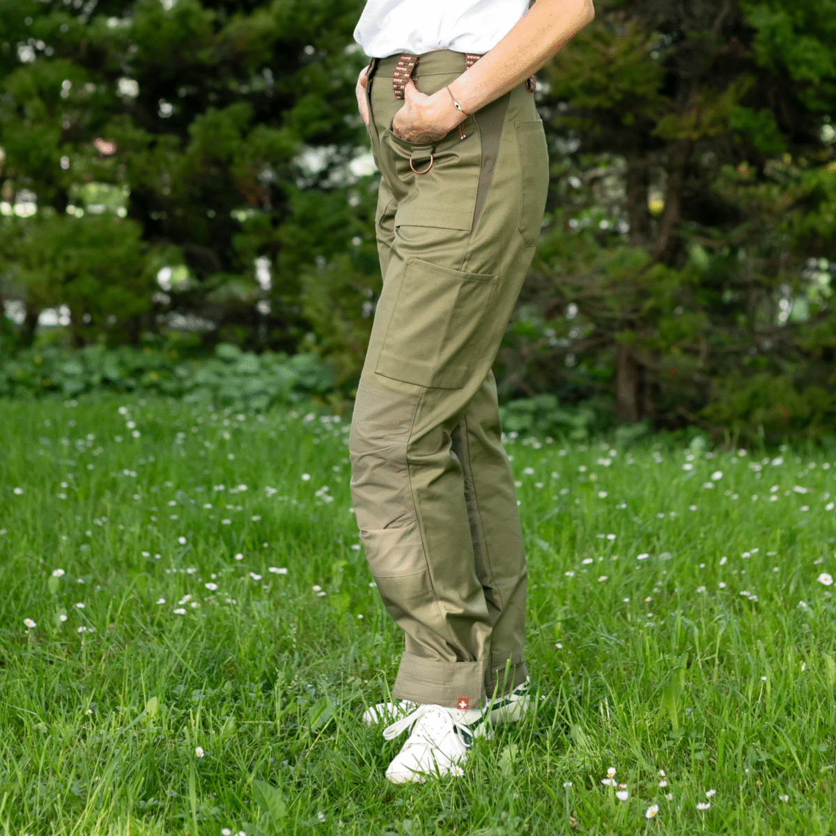 Gartenhose aus Biobaumwolle lang